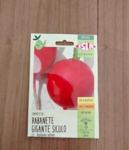 Rabanete Gigante Sículo Vermelho
